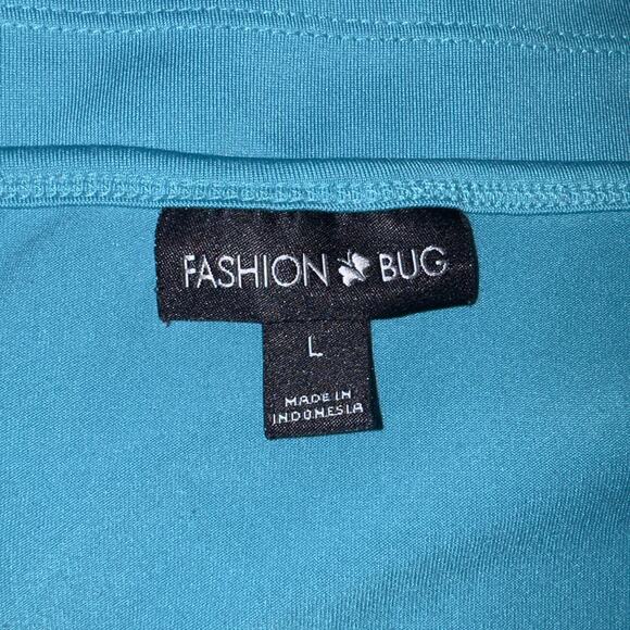 Fashion Bug Blue Adjustable Strap Tank Top - Size Large - Picture 8 of 8
